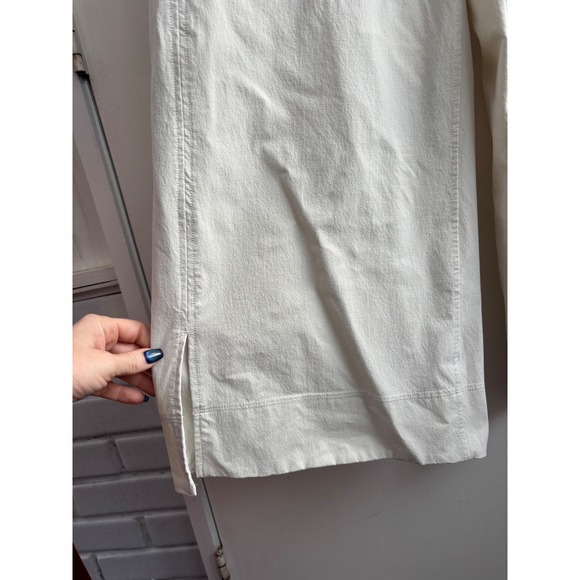 Lululemon Stretch Woven Ruffle Waist Wide Leg Cropped Pants small athleisure - Picture 3 of 10